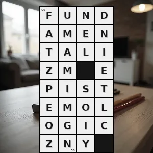 Hasło krzyżówkowe stanowisko epistemologiczne zakładające istnienie tzw sądów bazowych uzasadnianych bezpośrednio nie w oparciu o inne sądy - fundamentalizm epistemologiczny – rozwiązanie, synonimy, podpowiedzi i definicje krzyżówkowe